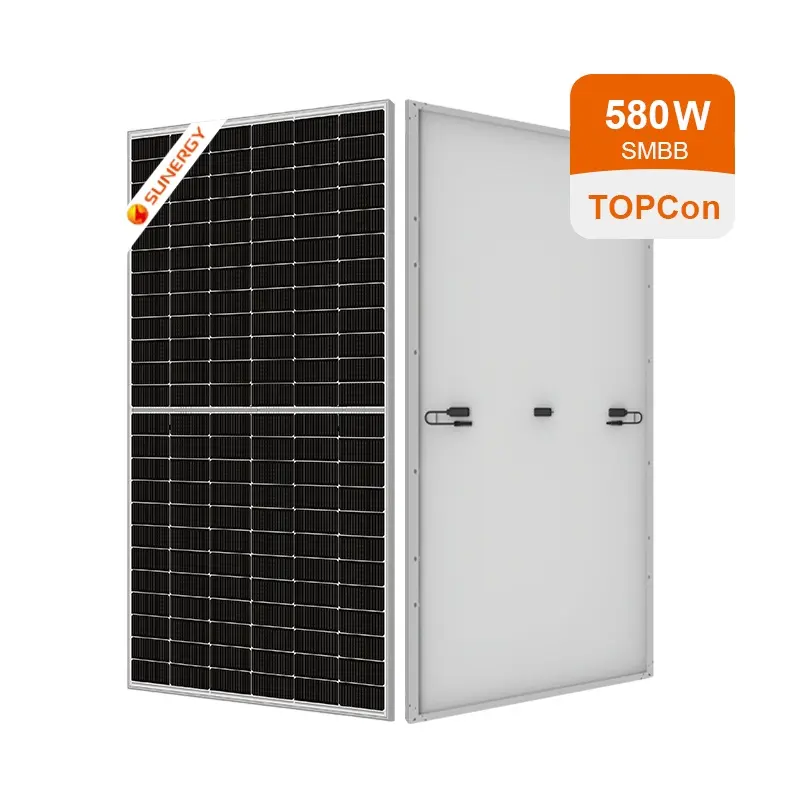Tấm pin mặt trời dây chuyền sản xuất 182mm 570W 575W 580W giá rẻ Tấm Pin Mặt Trời Trung Quốc Thương mại Topcon panel năng lượng mặt trời
