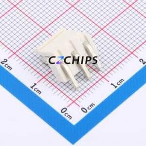 X9396WR-03-46SN Wire-to-Board Pin Header Bent Lead Through Hole,P=3.96mm Connector 1x3P 3.96mm Right Angle Insert 3P - Product Image 2