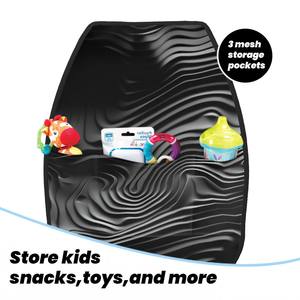 Tapis de protection anti-choc 2 pièces personnalisé pour sièges de voiture modèles 3/X Land Cruiser 100 Vios en cuir S-PVC - Product Image 3