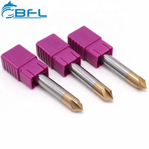 BFL Solid Carbide 4 Flutes <strong>Chamfer</strong> End <strong>Mill</strong> Tools Tisin-Coated - Product Image 3