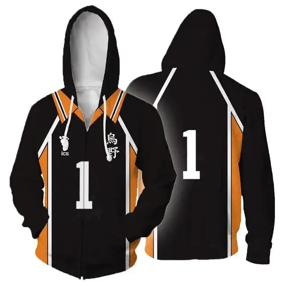 4XL Haikyuu Cosplay Kostuum Fukurodani Académie Volley-Ball Club Akaashi Keiji Bokuto Koutarou Unisexe 3D À Capuche ENFANTS Sweat