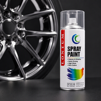 Lapisan Akhir Akrilik 1K High Gloss Aerosol 400 mL Semprotan Pelindung UV untuk Perbaikan Cat Mobil