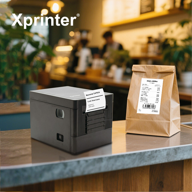 Xprinter XP-Q303F 3inch Linerless Printer Imprimante Thermique 152mm/s Printing Speed Thermal Printers