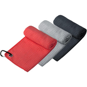 Serviette de golf en microfibre à séchage rapide avec clip mousqueton pour accessoires de golf - Product Image 2