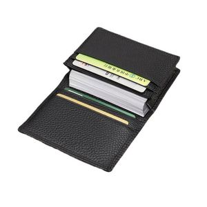 Tarjetero de Cuero Texturizado Duradero con Cierre Magnético Delgado, Organizador de Tarjetas Esencial para Viajes de Negocios, Compra al por Mayor para Proveedores - Product Image 1