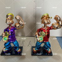 Figurine de jeu de dessin animé Popeye en résine, sculpture personnalisée, couleurs sur mesure, modèle peint à la main, décoration d'intérieur, objet de collection