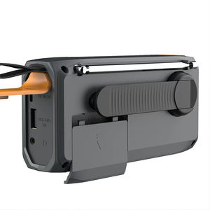 4500mAh Solar Hand Crank DAB FM Radio <b>LED</b> <b>Flashlight</b> SOS Alarm Power Bank Outdoor Camping Use - Product Image 6