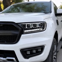 Paires de phares LED 60W 6000K 12V Plug and Play modifiés pour Ford Everest 2016 avec DRL