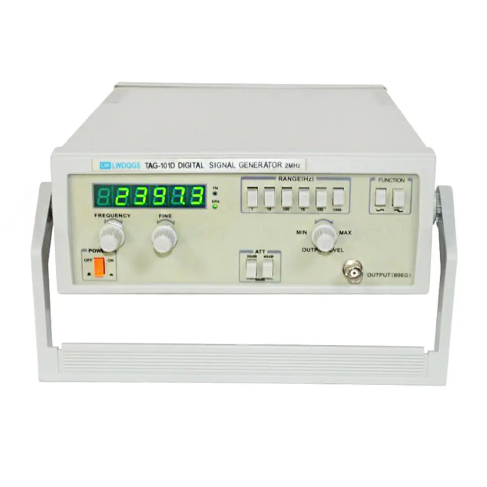 LW TAG-101D 0.1Hz ~ 2MHz Bande Basse Fréquence Générateur de Signal Numérique Réglable Générateur de Signal de Fréquence Numérique Industriel
