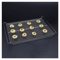 Grille de cuisson et de refroidissement en acier inoxydable soudée pour cuisines commerciales et usines alimentaires