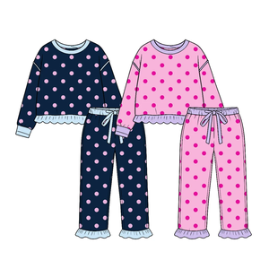 Ensemble haut à manches longues et pantalon pour filles, vêtements pour bébés, collection automne - Product Image 2