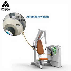 Machine d'exercice musculaire pectoral assise de qualité commerciale supérieure pour salle de sport et club de fitness - Product Image 4