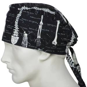 Gorro de Médico, Enfermera o Cirujano con Diseño de Calavera para Veterinaria - Product Image 1