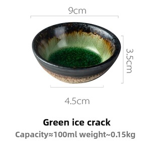 Plato Pequeño de Cerámica Estilo Japonés Retro Ecológico Creativo de <span class=keywords><strong>Hefa</strong></span>, Diseño Japandi, Apto para Lavavajillas, para Refrigerios - Product Image 6