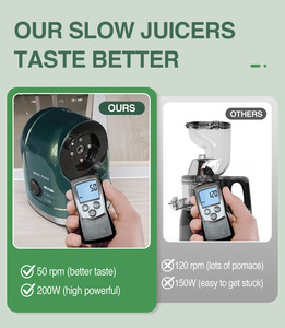 เครื่องคั้นน้ำผลไม้แบบช้า BP-8038 สำหรับใช้ในเชิงพาณิชย์ คั้นส้ม คั้นวีทกราส - Product Image 4