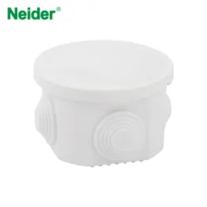 ND-RA 80*50mm ABS PVC Plastic Material Waterproof IP55 Junction Box Low Voltage