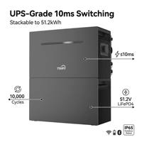 Système de stockage d'énergie domestique tout-en-un TSUN TSOL-B2000Lite, batterie au phosphate de fer et de lithium empilable 300Ah 51.2V 2-10kW hybride