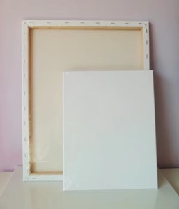 Stretched Canvas Painting with Magnetic Wood <b>Frame</b> Custom Size White UV Printing - Product Image 3