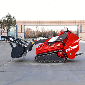 Livraison Gratuite Mini-chargeuse compacte pour aménagement paysager, remise en état des terres, creusement de fossés, bulldozing, Euro5 EPA, trois cylindres - Product Image 3