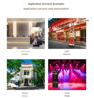 Pantalla LED Plegable de Doble Cara FutureX GOB para Carteles Digitales, Ideal para Publicidad en Salas de Cine y Teatros