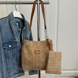 2026新款2件套手提包女式大容量单肩纯色包 - Product Image 4