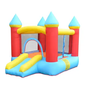 Inflatable bounce castle indoor and outdoor portable ricochet castle with slide protection net children's castle party bounce ho