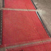 Panneau de tamisage en polyuréthane (PU) anti-colmatage pour le criblage des minerais collants et humides dans l'exploitation minière