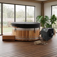 Bain de glace commercial 304SS pour 1 personne, intérieur/extérieur, pour récupération sportive et spa résidentiel