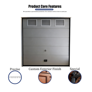 Ventana de ventilación de aluminio para puerta de <span class=keywords><strong>garaje</strong></span>, reforzada, antirrobo, con llave remota, personalizada, para villa industrial o parque. - Product Image 3
