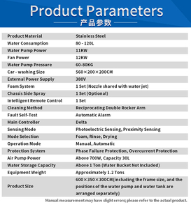 Sistema di Lavaggio Auto Senza Contatto con Risciacquo ad Alta <span class=keywords><strong>Pressione</strong></span> 360 °   Servizio di Lavaggio Auto Commerciale - Product Image 3