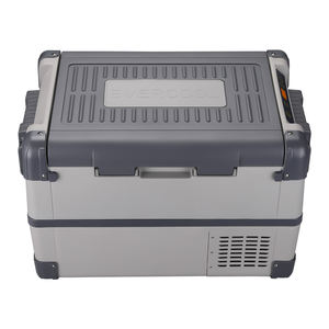 Réfrigérateur-congélateur à compresseur 28L DC 12V/220V avec affichage de la température, en plastique, faible consommation d'énergie, pour camping en plein air, voiture - Product Image 1