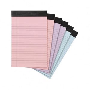 Bloc-notes ligné à réglure étroite 4 x 6 pouces, 50 feuilles, couleur personnalisée, impression personnalisée, papier autocollant indexable - Product Image 2