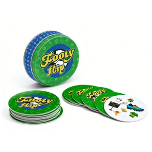 Jeu <span class=keywords><strong>de</strong></span> cartes sur le thème du football, jeu <span class=keywords><strong>de</strong></span> société familial <span class=keywords><strong>de</strong></span> stratégie en papier avec des règles simples - Product Image 6