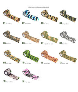 Bandage cohésif non tissé élastique imprimé personnalisable simple ou multiple 2.5/5/7.5/10cm * 4.5m pansements <span class=keywords><strong>de</strong></span> couleur - Product Image 5