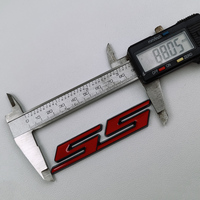 Autocollant de voiture logo SS en métal pour accessoires Chevrolet