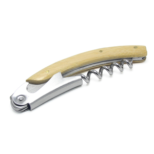 Promotion Bambou Manche En Bois Profession Ouvre-<span class=keywords><strong>Vin</strong></span> Couteau Portable Vis Cuire Outils En Bois En Acier Inoxydable Tire-Bouchon Ouvre-<span class=keywords><strong>vin</strong></span> - Product Image 2