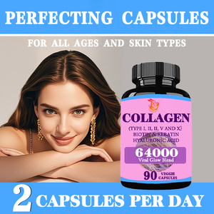 Oem quan trọng Glow Blend 6400 Collagen viên nang hiệu quả tóc da móng tay doanh hỗ trợ sức khỏe thảo dược bổ sung - Product Image 5