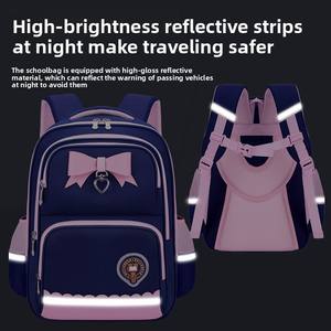 Nueva Mochila Escolar Oxford para Niñas de Primaria, Ligera, Gran Capacidad, con Correas de Amortiguación de Aire, Doble Asa - Product Image 3