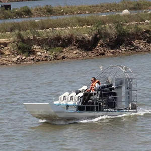 เรือโครงการอนุรักษ์พื้นที่ชุ่มน้ำ เรือชูชีพอเนกประสงค์ เรือกู้ภัยฉุกเฉิน กลุ่มเรือกู้ภัย เรือแอร์โบ๊ท - Product Image 2