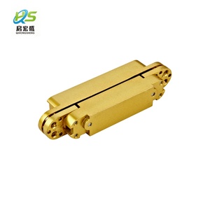 Modern Satin Gold 180 Degree Concealed Hinge Anti-corrosion Polished Door Silent 3d Hidden Bld-a01-4 180 Degree Opening Full - Product Image 6