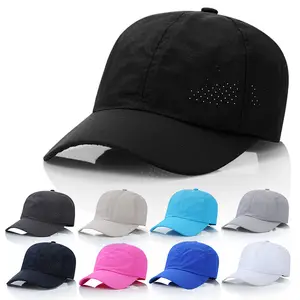 Benutzer definierte Logo Mesh Baseball Caps Atmungsaktive Tennis Hüte Baseball Cap Großhandel Werbe hut - Product Image 1