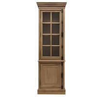 Meuble de rangement en bois massif de style traditionnel antique pour salon, vente en gros