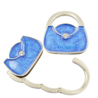 Vente en gros de crochets pour sacs à main pliables fantaisie en forme de fleur supports pour sacs à main de table personnalisés en métal plastique