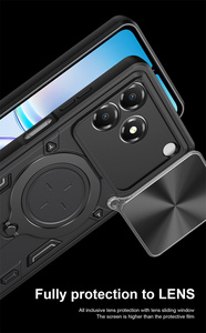 Funda Magnética Antigolpes con Diseño de Armadura Deslizante para Cámara y Soporte Invisible para <span class=keywords><strong>MOTO</strong></span> Edge 20 30 50 60 70 Fusion <span class=keywords><strong>5G</strong></span> - Product Image 5