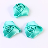 Aksesoris Corsage Kuncup Mawar 3D Buatan Tangan 4cm, Buket Pengantin DIY, Bunga Kecil Gaya Etnik Empat Musim