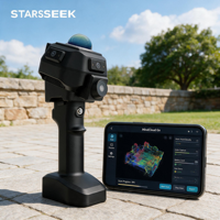 Scanner de cartographie 3D portable MindPalace Pocket 2, portée LiDAR de 70 m, fixation par vis pour applications robotiques