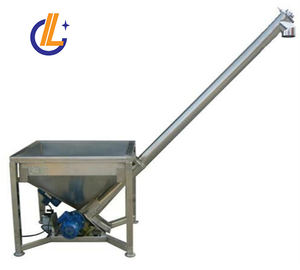 Paslanmaz çelik 45 derece açı boru tüp vidalı konveyör makine için tuz - Product Image 3