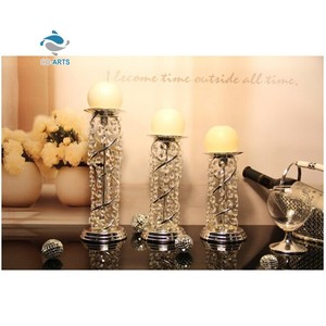 เชิงเทียนคริสตัลตกแต่งงานแต่งงานดีไซน์ดอกไม้แฟชั่น - Product Image 1