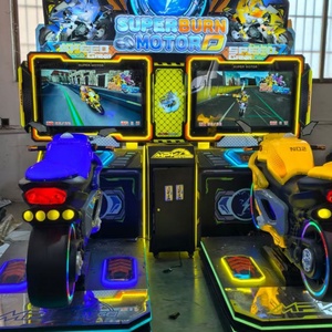 Most Popular Two-Person City Match Racing Simulator Coin-Operated <b>Arcade</b> Electromechanical Game Durable Metal Motorcycle - Product Image 6