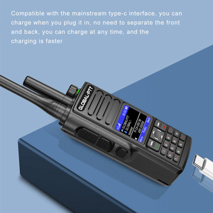 Talkie-walkie G8 double mode 10W 4G POC Radio UHF VHF Batterie 8800mAh PTT mondial Communication longue portée en extérieur - Product Image 3